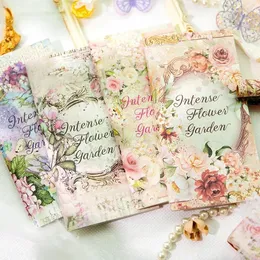 Presentförpackning 36 stycken Bil Line Book Strong Flower Garden Series Retro Plant and Record Handbook Memo Diary 4 Styles