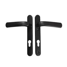 Narrow Universal Security Sliding Door Handle Size 85mm 92mm Aluminium Alloy Door Handle Panel Room Door Panel Security Locks 231222