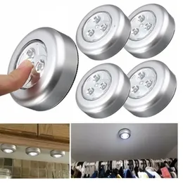 1pc LED TOQUE LUZ DE TODADO, 3 LEDS LUZES NOITE DE CABELO DE CORREBE, LUTA MAGNÉTICA DE GRAÇO PARA O CORRETO DE BAINS BAINS BAINS CAMETO DE CONECIAÇÃO Decoração de casa.