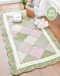 Miękkie pikowanie szwów ręcznie robotniczy bawełniany dywan wysokiej jakości dywany przeciwodawane do sypialni salon dywaniki 2103011196343