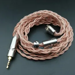 Tillbehör Hiclass 4 Core 7N Occ Silvering Graphene Cable Litz Upgrade hörlurkabel för MMCX eller 2PIN 0,78 kabel