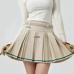Odzież golfowa damskie sporty anty-ekspozycyjne krótka spódnica Badminton tenis tenis na pół ciała plisowany Pantskirt 2024 Nowy produkt