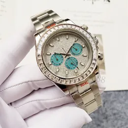 Mens Designer Watch Classic Luxury Automatic Watch 40-мм бриллиантовые циферблаты Высококачественные роскошные часы модная стекана из нержавеющей стали и резиновый ремешок