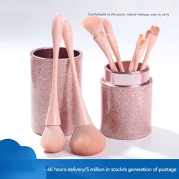 Suji Lian Hot Selling Conjunto completo de 10 pequenas ferramentas de beleza rosa Internet Red Makeup Brush