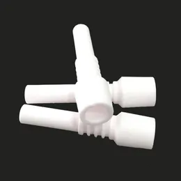 I Stock Mini Ceramic Nail 10mm Male Ceramic Dabber Rökningstillbehör Ersättare Tips Straw Nails Tips för rökrör NC Kit Bongs