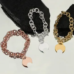 pulseiras ddesigner 100% 925 STERLING SLATA ORIGINAL IMAGEM CLASSY CORAÇÃO BACELEÇÃO DOURA PRIMEIRA ROSE PERDE CEDEMENTO VALENTINES MUNIMAS DE BRACELETA NÃO FADO COM CAIXA