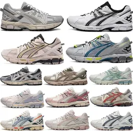 Designer Running Shoes Gel Kahana 8 Low Top Retro Atlético Homens Mulheres Treinadores Esportes Ao Ar Livre Sapatilhas Obsidian Cinza Creme Branco Preto Ivy Outdoor Trail SneakersYR