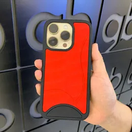 Роскошный чехол для телефона с красной подошвой для iPhone 15 14 13 12 11 Pro Max X Xs Xr 8 7 Plus резиновый модельер Imprint дизайнерский чехол для мобильного телефона Lady Girl Coque