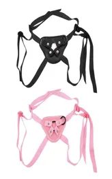 Menwomen Sexy Adult Toys 바지 Strapon 딜도 장난감을위한 현실적인 딜도 반지 Strapon Harness Belt Games Drop1502280