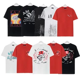 Y2k men's Harajuku T-shirt fashion rock casual short sleeve breathable summer loose European code T-shirt women's T-shirt couples young men and women design T-shirts.