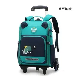 Taschen Ziranyu Kids School Rolling Rucksäcke für Boys School Wheeled Bag Schüler Trolley Bookbag Wheeled Bag Girls School Trolley Tasche