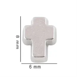 20st Silver Color Cross Floating Locket Charms Diy Accessories Fit For Living Glass Magnet Memory Locket296y