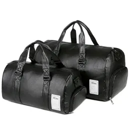 Outfit Gym Bag Leather Sports Bags Men for Shoes Training Fiess Yoga Travel Lage Shoulder Sac De Sport Bag