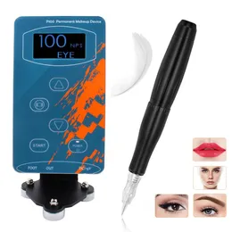 Maskin BMX Permanent Makeup Hine Eyebrow Tattoo Sats Rotative Tattoo Hine Professional Tattoo Pen Gun For Eyebrow Eyeliner Lip