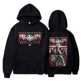 Lustiger Anime Tokyo Revengers Hoodie Manga Manjiro Sano Mikey Druckhuberkleidung Herrenkleidung Haruku Sweatshirt Streetwear