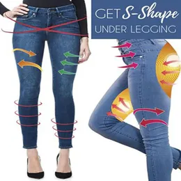 Jeans Frauen Beine Gestaltung Leggings Gefälschte Jeans Hosen Pullon Dünne Elastische Hosen Push-Up Schlank Stretch Bleistift Damen Jeggings Neu