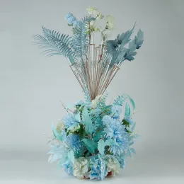 10 pezzi vasi in metallo fiore in vetro centrotavola per matrimoni Event Flowers Road Lead Home Party Decoration