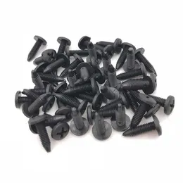 Kfz -Reparaturkits 10/20/50pcs 6mm Stoßfänger Fastenloch Rivet Rivet Retainer Push Engine ER -Autotürbefestigungen für Honda Drop DHNBF