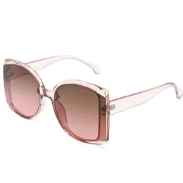Sonnenbrille für Männer hochwertiger Luxusdesigner Sonnenbrillen Retro -Stil Frauen D Form Objektiv verhindern uv Brillen 5 Arten von colour260i