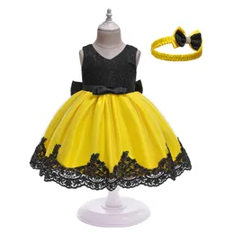 kids Designer Girl's Dresses Headwear sets Cute dress cosplay summer clothes Toddlers Clothing BABY childrens girls summer Dress w3Ug#