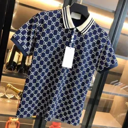 Sommermarke Kleidung Luxusdesigner Polo -Shirts Herren lässig Polo Mode Schlange Bienendruck Sticker T -Shirt High Street Herren Polos Polos