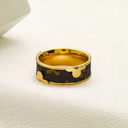 Классический дизайн -дизайн кольцо весна Новые роскошные обручальные кольца Классическая бренда логотип Коробка Упаковка 18K Золотая подарка Love Ring