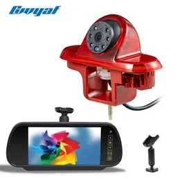 DVRS CAR DVR GWYAF 3rd Brake Light Vista posteriore Vista telecamera con cavo da 10 m per Renault Trafic Opel Vivaro e Nissan Primastar (20012