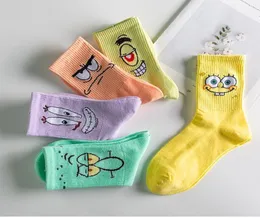 Damen Cartoon Socken in Europa und Amerika Baumwollstrümpfe für Männer Süßes Student6811498