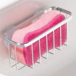 Kitchen Storage Sponge Rack Simple Structure Drying Holders Home Use Stainless Steel Drain Racks Holder Organizer Shelves Accessories