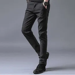 Men's Jeans Large Size Casual Men's Trousers Men Pants Summer Thin Male Youth Slim Stretch Library X0621zhi8