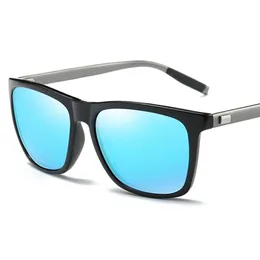 2018 New Arrivic Fashion Square Sunglasses Men Aluminum Classic Driving Polarized Sunglasses Brand Designer Vintage Sun Glas254y