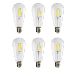 Bulb LED LED E27 ST64 Bulbo a LED vintage Lulb retrò 2W 4W 6W 8W White White AC110-240V305M