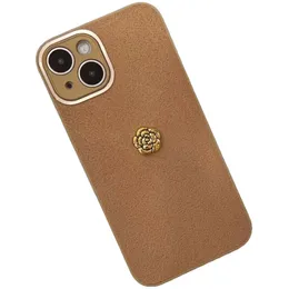 W przypadku iPhone 15 Camellia Case iPhone14 Promax Leather 13 premium iPhone12 Wszystkie owinięte