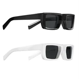 Mens Womens Runway Sunglasses SPR 24y Black and White Classic convexo estereoscópico de grossa estilo de verão Casual Beach férias a242f