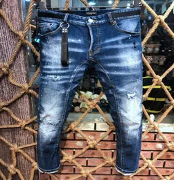 Phantom Turtle Men039S Jeans Mens Jeans de Luxúria Jeans Skinny Ripped Guy Cool Hole Denim Fashion Brand Fit Jeans ME4925591