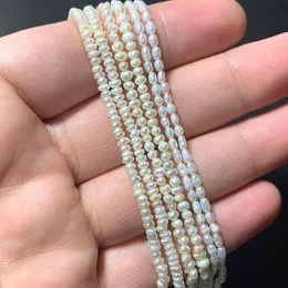 Bracelets Wholesale 23mm Natural Freshwater Pearl Rice Shape Spacer Beads for Jewelry Making Diy Bracelet Necklace Earrings Strand 14''