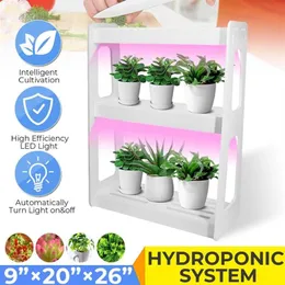 SMART GARDEN KIT LED GROW Light Hydroponic Growing Multifunktion Desk Lamp Plants Flower Hydroponics Tent Box Lights305D