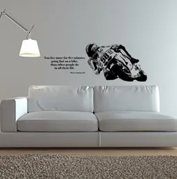 ヨーユーウォールデカールビニールアートホーム装飾ステッカーバイクモーターサイクルスポーツデカールキッズルームデコレーションリムー可能ポスターZX019 2103082716894