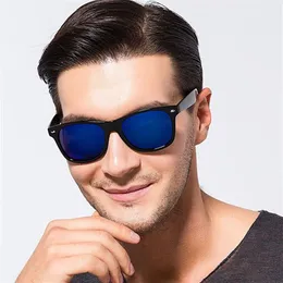女性用の正方形のフレームサングラス男性52mmスタイリッシュなデザイナードライビングサングラス屋外UV400シェードケース306p