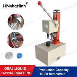 10-35mm Şişe Capper Koruyucu Suçlu Parfüm Oral Sıvı Çözelti Elektrikli Kaplama Makinesi Çok Fonksiyonlu Mühür Materin