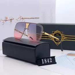 1842 Gafas de sol Moda Menwomen Sunglass Sunglasses UV400 ProtectionTop Calidad with box case250t