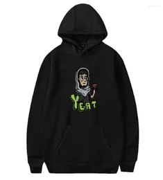 Men039s Hoodies rapçi Yeat Merch Hoodie Unisex Uzun Kollu Kadın Adam Sweatshirts 2022 Günlük Stil Hip Hop Kıyafetleri8759473