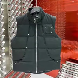 Mäns västar herrar puffer väst gilet mens designer weste waistcoat material lösa kappa bokstäver tryckta utgifter kanadensiska parkor mans