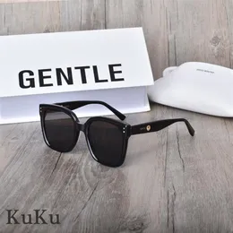 2020 New Fashion Korea Brand Sunglasses Polarized UV400同じスタイルJennie Gentle Kuku Sunglasses女性男性とブランドCase281g