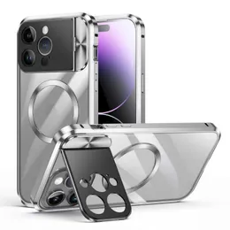 غلاف لـ iPhone 15 Pro Max Case Magnet الشاحن اللاسلكي 13 14 بالإضافة