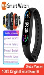 Wersja globalna M6 Band Smart Watch Men Women Smartwatch Fitness Sport Bransoletka dla Apple Huawei Xiaomi Mi Smartband zegarków 2778217