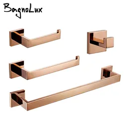 Bagnolux Rose Gold из нержавеющей стали красивая настенная крючка для туалетной бумаги полотенце полотенце