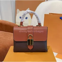 Locky Bb tasarımcı çantaları moda kadın çanta deri çanta omuz messenger paketi lüks marka renk eşleşen crossbody tote