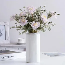 Vaser modern stil blomma vas utsökt utförande prydnadsdekor mitten inredning för hemmet