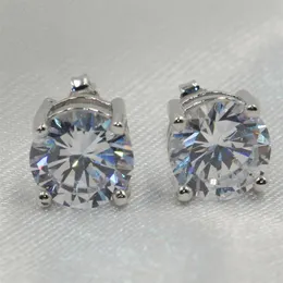 Choucong Romantic Jewelry Stud örhängen för bröllop Elegant 925 Silverfärg 5A Cubic Zirconia Stone Cz Diamond Earring G245T